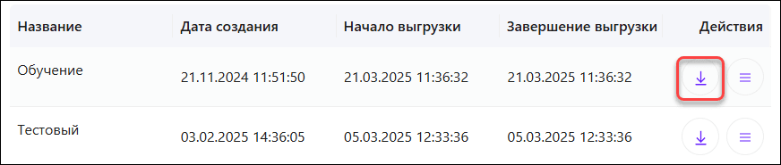 Скачать архив датасета